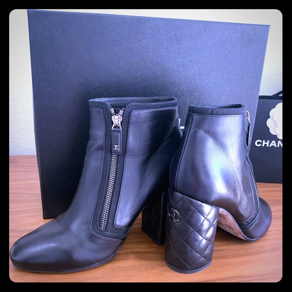 Authentic Chanel booties! - Picture 1 of 10